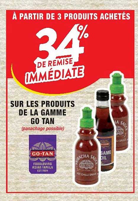 produits de la gamme go tan