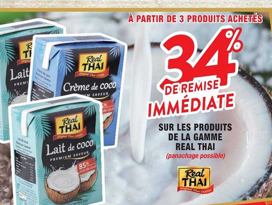 produits de la gamme real thai