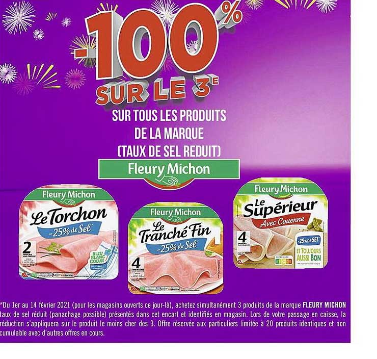 produits de la marque fleury michon