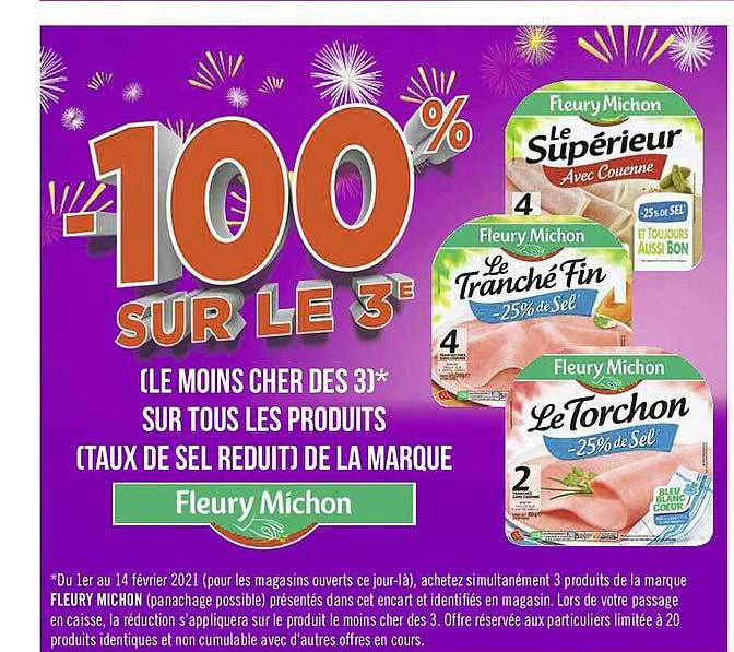 produits de la marque fleury michon