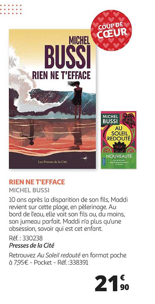 rien ne t'efface  - michel bussi