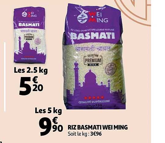 riz basmati wei ming