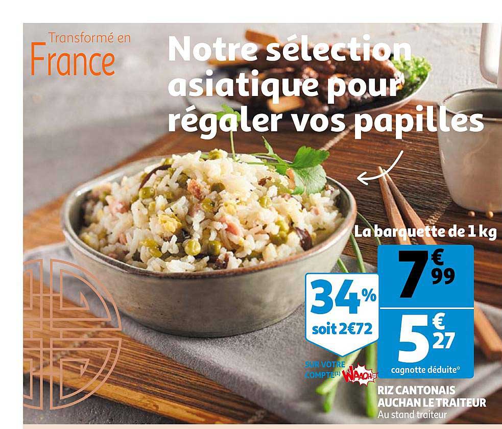 Riz Cantonais Auchan Le Traiteur
