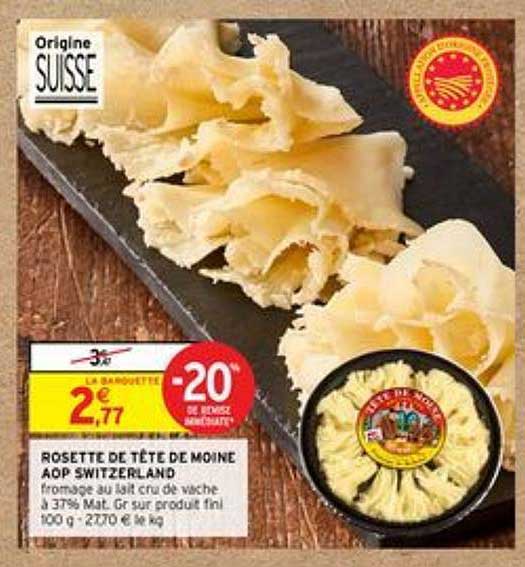 rosette de tête de moine aop switzerland