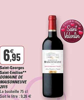 saint-georges saint-émilion domaine de maisonneuve