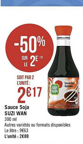 sauce soja suzi wan