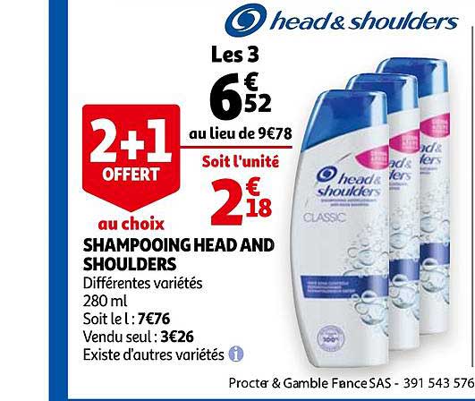 shampooing head and shoulders