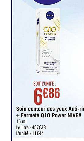 soin contour des yeux anti-ride + fermeté q10 power nivea