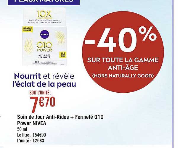 soin de jour anti-rides + fermeté q10 power nivea