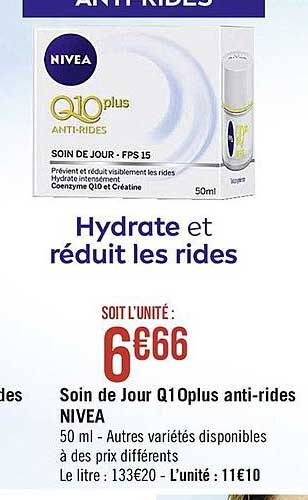 soin de jour q10 plus anti-rides nivea