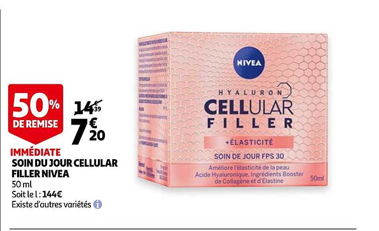 soin du jour cellular filler nivea
