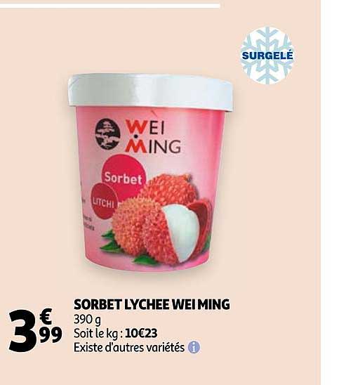 sorbet lychee wei ming