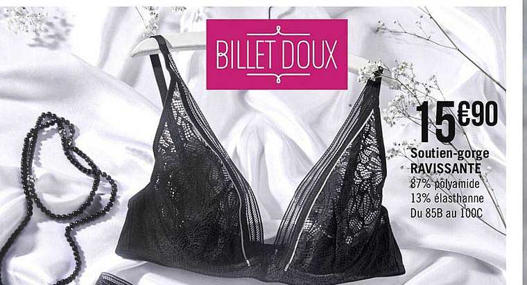 soutien-gorge ravissante billet doux