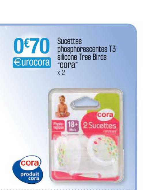 Sucettes Phosphorescentes T3 Silicone Tree Birds "cora"