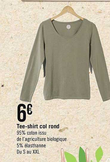 tee-shirt col rond
