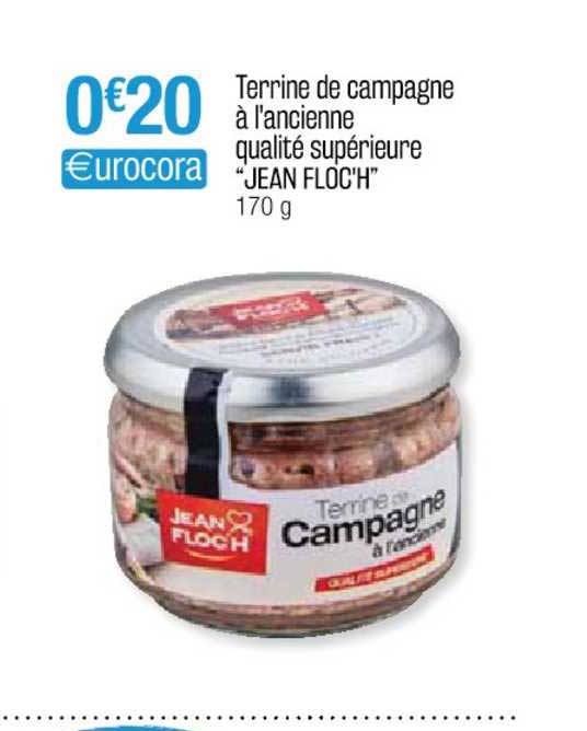 Terrine De Campagne à L'ancienne Qualité Supérieure "jean Floc'h"
