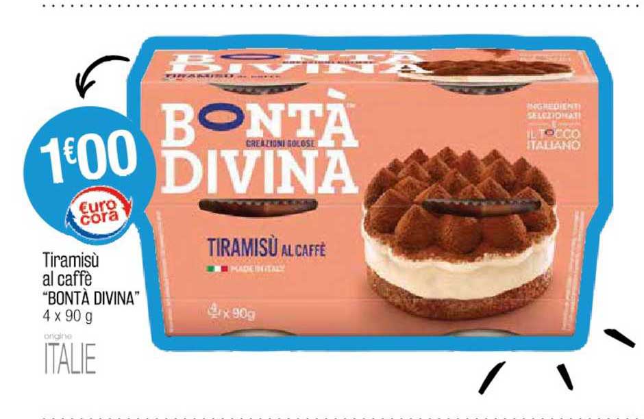 tiramisù al caffè "bontà divina"