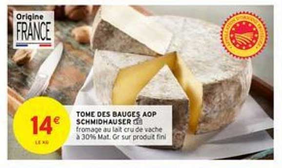 tome des bauges aop schmidhauser