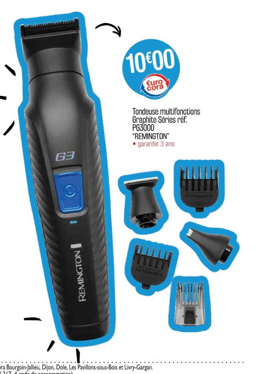 tondeuse multifonctions graphite séries "remington"