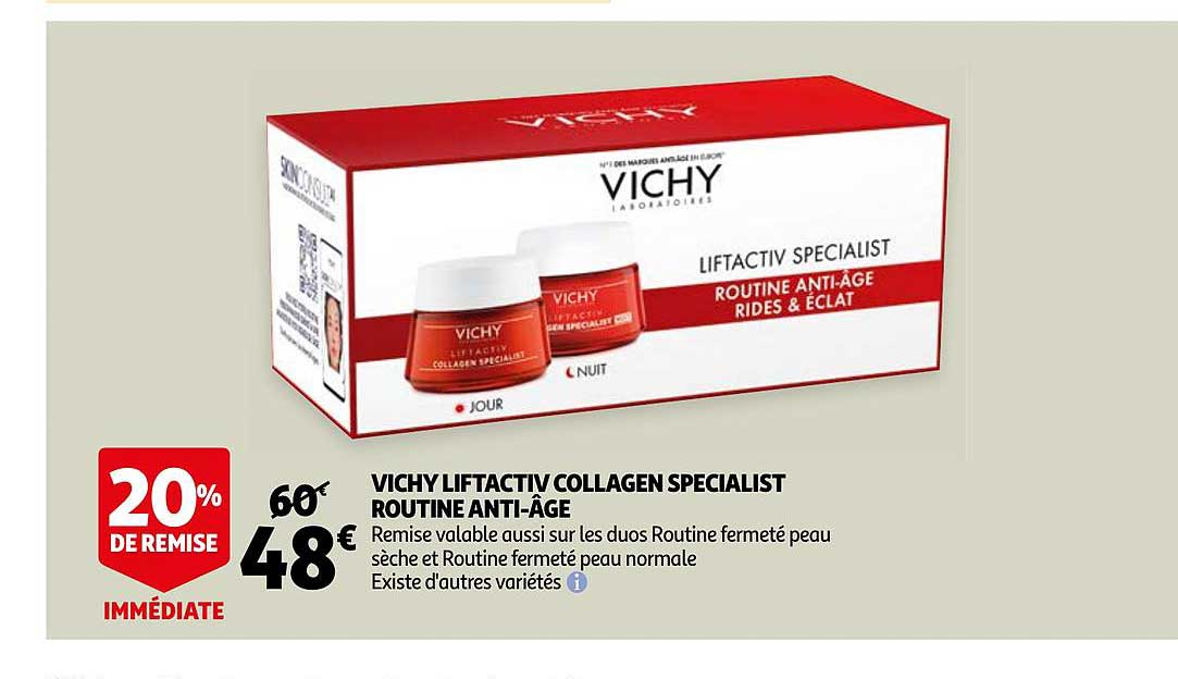vichy liftactiv collagen specialist routine anti-âge