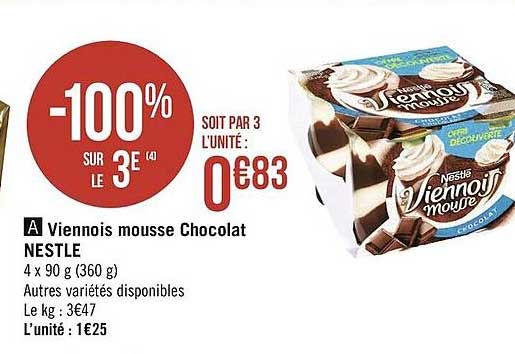 Viennois Mousse Chocolat Nestlé