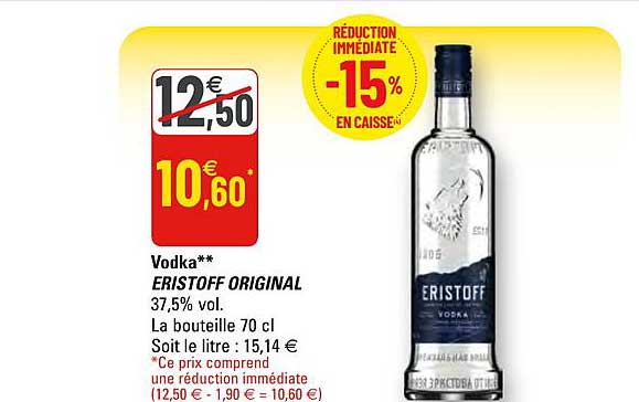 Vodka Eristoff Original