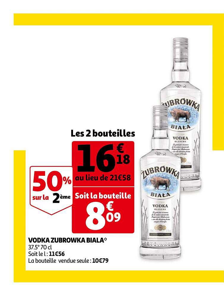 Vodka Zubrowka Biala