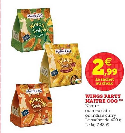wings party maître coq