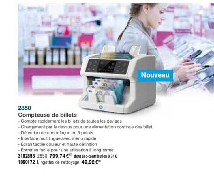 2850 compteuse de billets