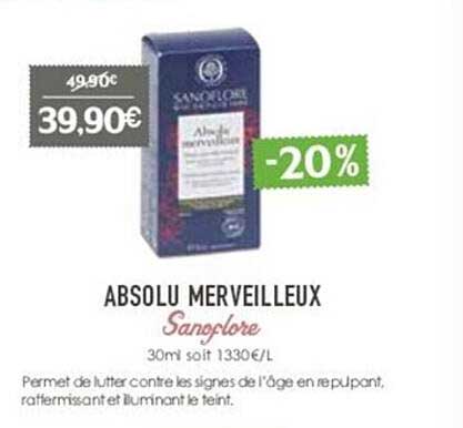 absolu merveilleux sanoflore