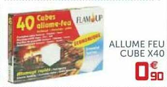 allume feu cube x40