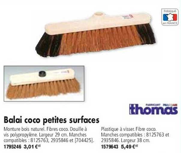 balai coco petites surfaces thomas