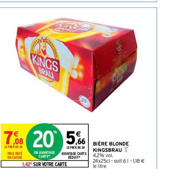 Bière Blonde Kingsbrau