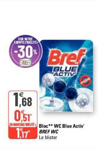 Bloc Wc Blue Activ' Bref Wc