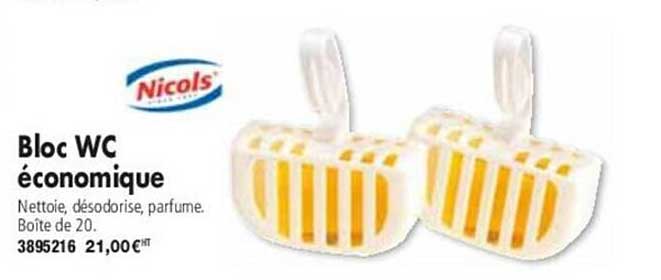 bloc wc économique nicols