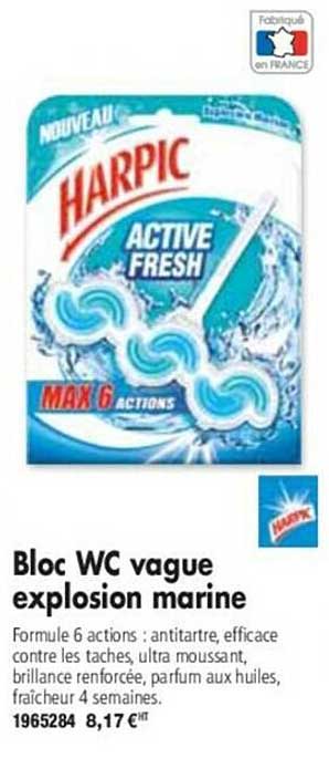 bloc wc vague explosion marine harpic