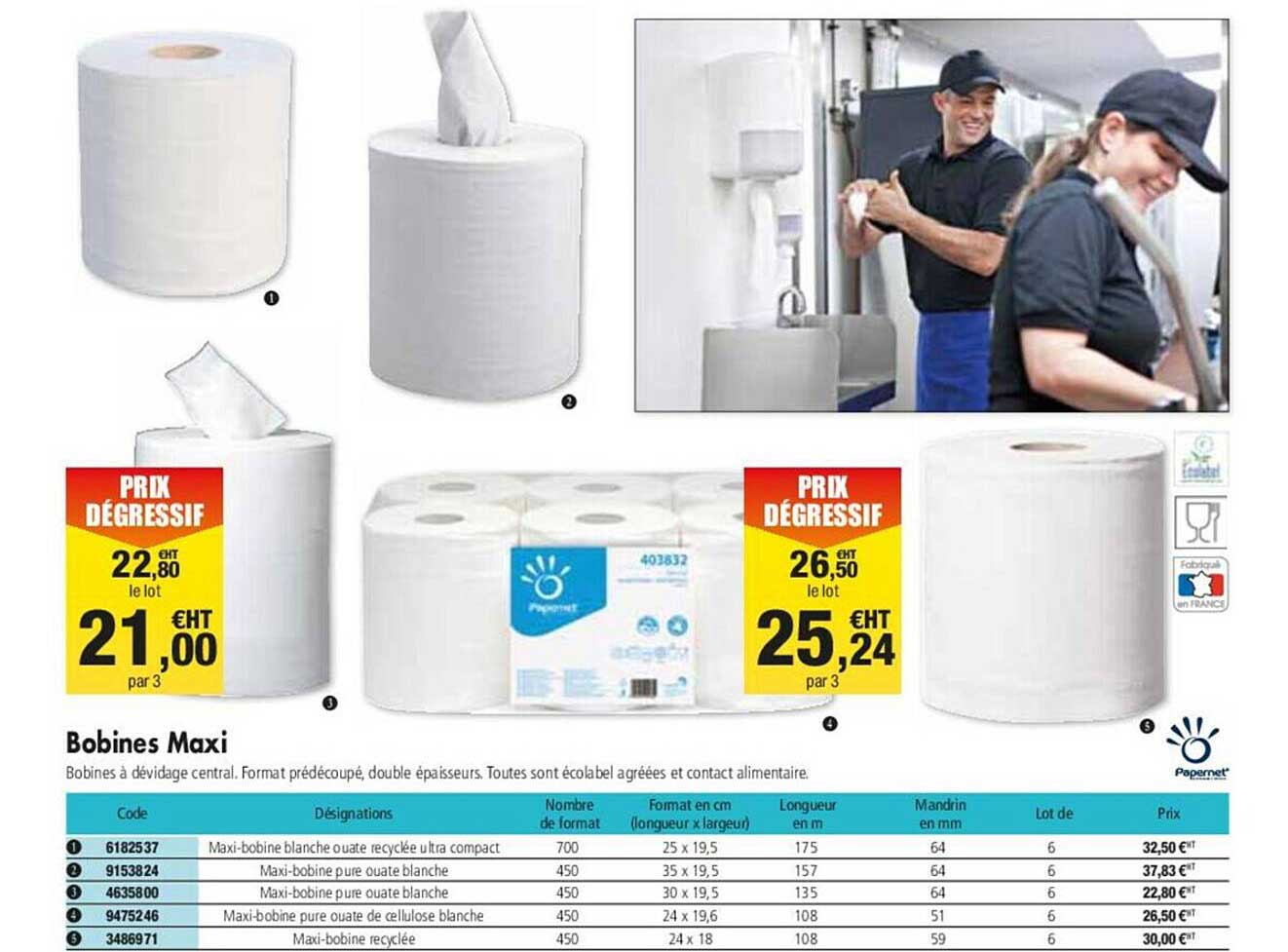 bobines maxi papernet