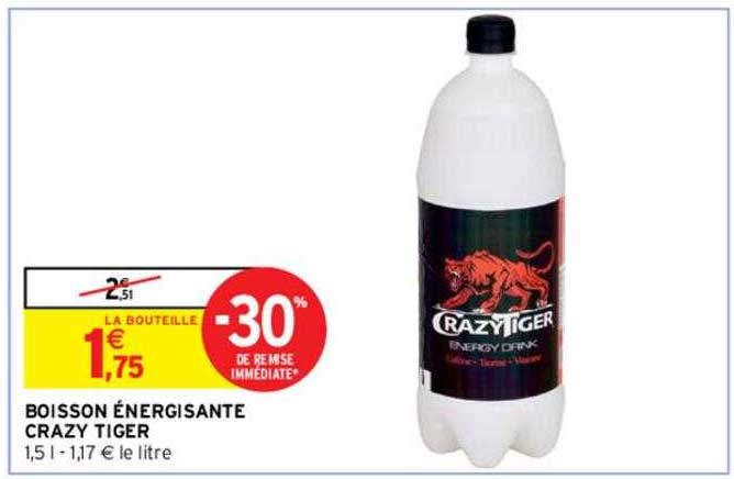 boisson énergisante crazy tiger