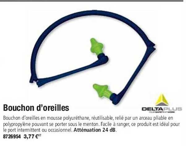bouchon d'oreilles deltaplus
