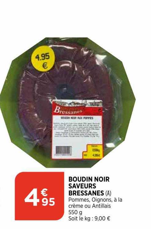 Boudin Noir Saveurs Bressanes