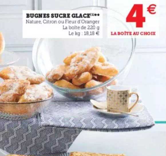 bugnes sucre glacé