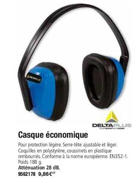 Casque économique Deltaplus