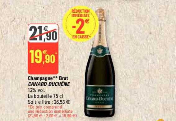 champagne brut canard duchêne