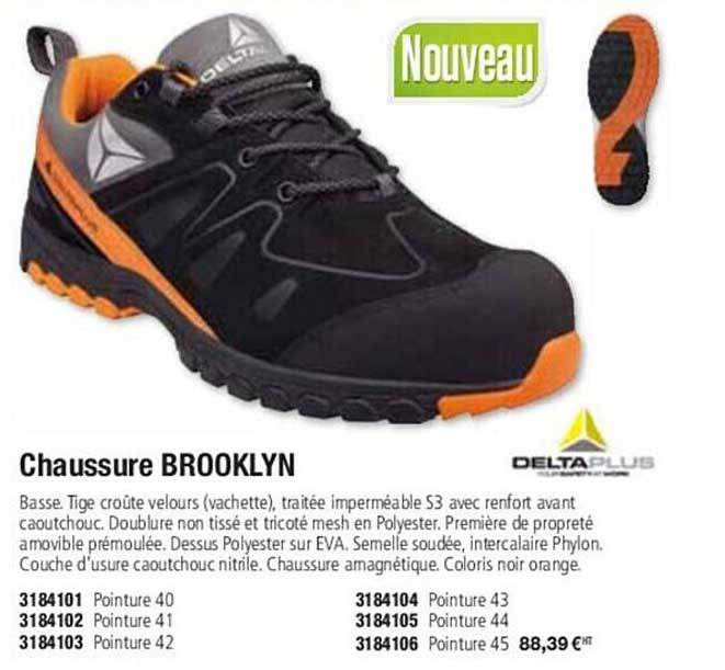 chaussure brooklyn deltaplus