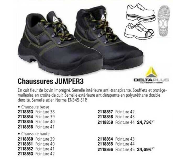 chaussures jumper3 deltaplus