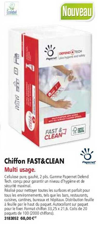 chiffon fast&clean papernet