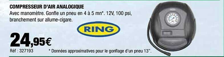 compresseur d'air analogique ring