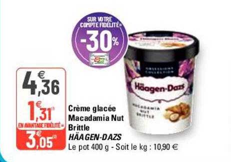 crème glacée macadamia nut brittle häagen-dazs