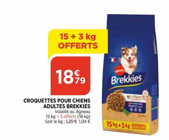 Croquettes Pour Chiens Adultes Brekkies