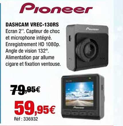 dashcam vrec-130rs pioneer